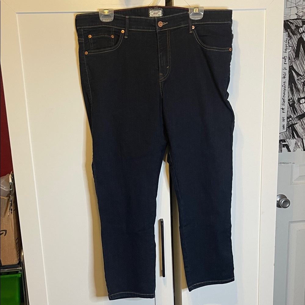 Levi's Dark denim Jeans perfectly shaping 512 jeans